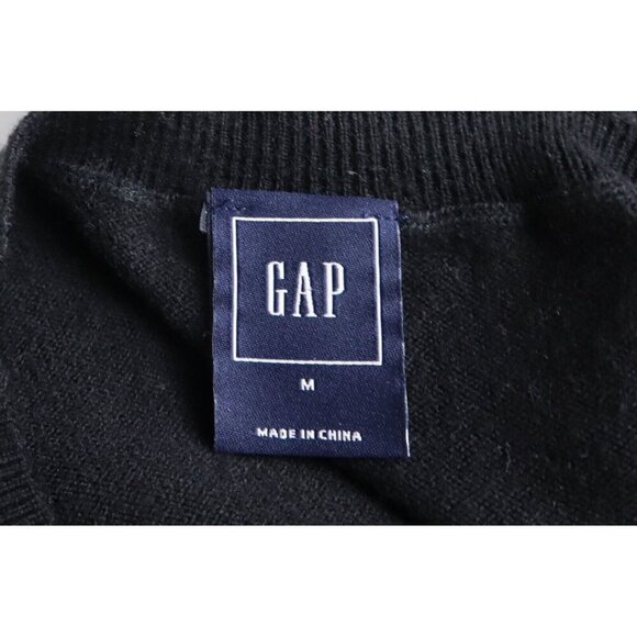 GAP - WOMEN'S BLACK, BLUE, WHITE COLORBLOCK PULLOVER SWEATER - SIZE M - Picture 6 of 6